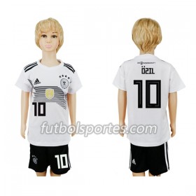 Camisetas Alemania Ozil 10 Niño Primera Equipacion Mundial 2018